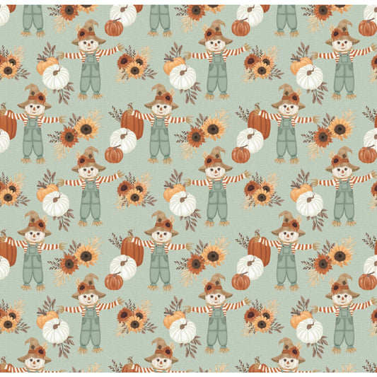 Pete + Lucy Girl's Fall Thanksgiving "Scarecrow Cutie" Dress - Size 7/8