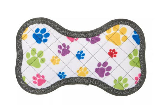 Joyhound® Rip Roarin' Rainbow Paw Bone Squeaker Dog Toy for Aggressive Chewers