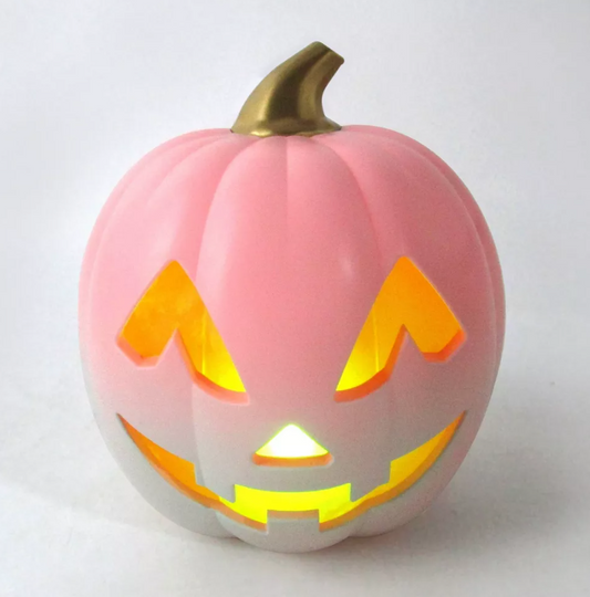 Halloween Jack-O-Lantern Pumpkin Figurines Color Changing LED - Bullseye's Playground™