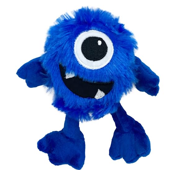 Multipet Minipet Plush Monster Dog Toy 5" - 1 Piece Assorted