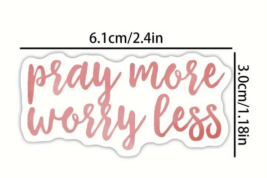 50 Pcs Inspirational Bible Verse Stickers - Vinyl Religious & Christian Motivational Quotes, Reusable, Irregular Shapes, Self-Adhesive, for Water Bottles, Skateboards, Laptops, Phones, Journaling