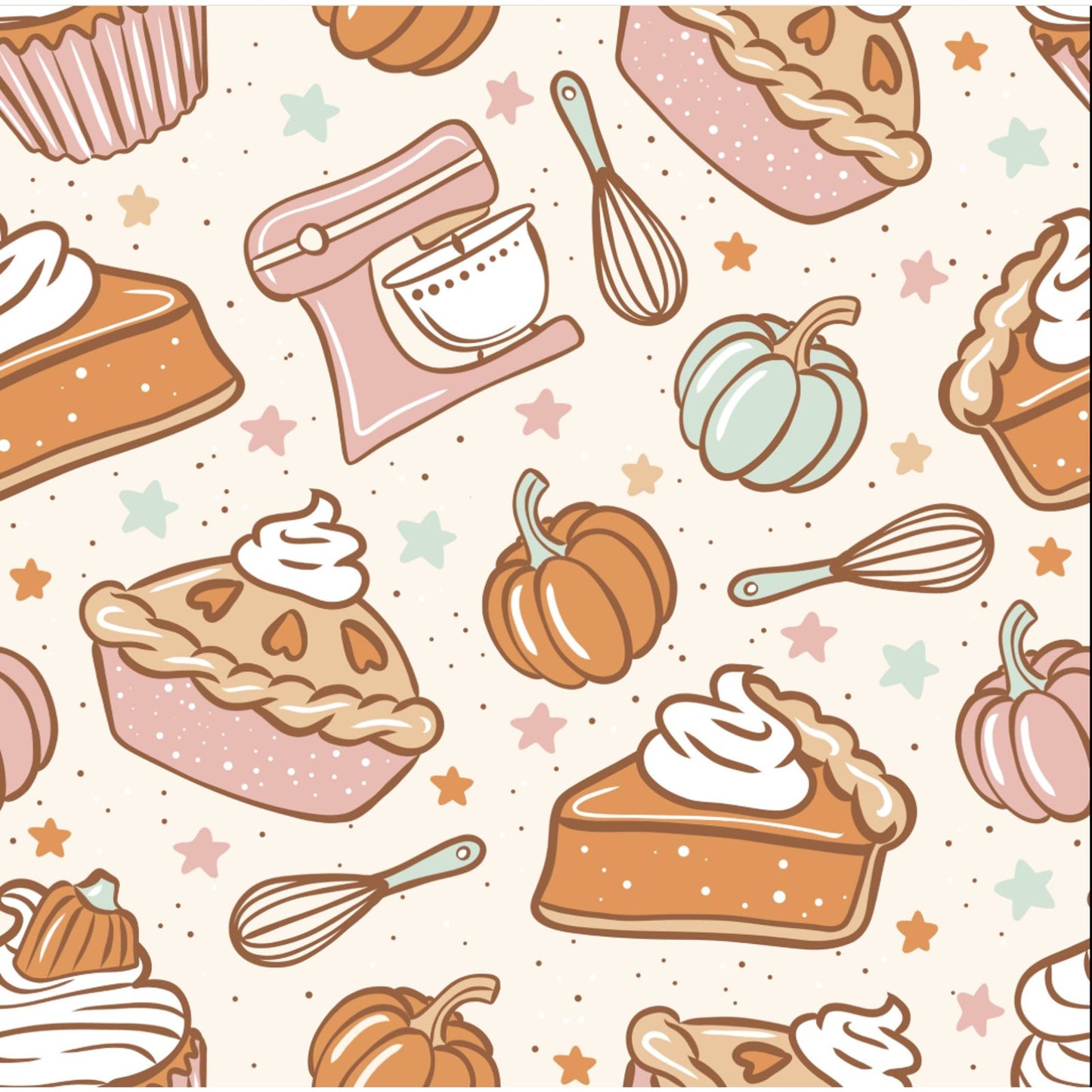 Pete + Lucy Infant Fall Thanksgiving "Baking Bliss" Romper - Size 6-9M