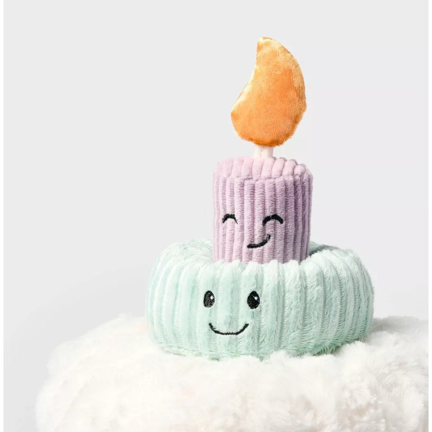 13" Stackable Layer Cake Stuffed Animal - Gigglescape Plushy, Food Theme, 1+ yr