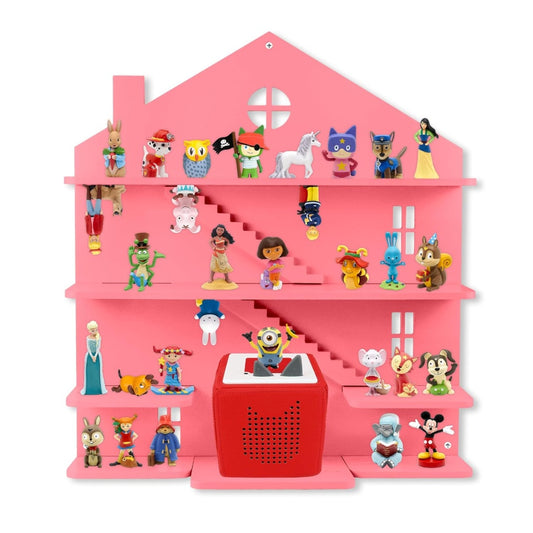 Annmore Shelf for Tonies Figures and Toniebox, Wooden Shelf for Kids Bedroom