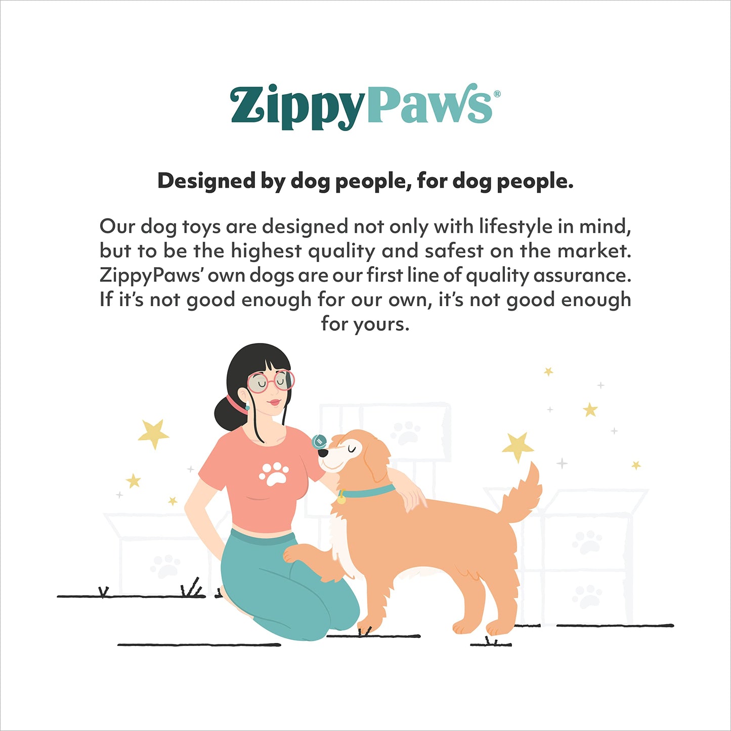 ZippyPaws Wooliez Dog Plush Toy - Interactive Pet Toys, Indestructible Plush Dog Toys, Fun Dog Toys