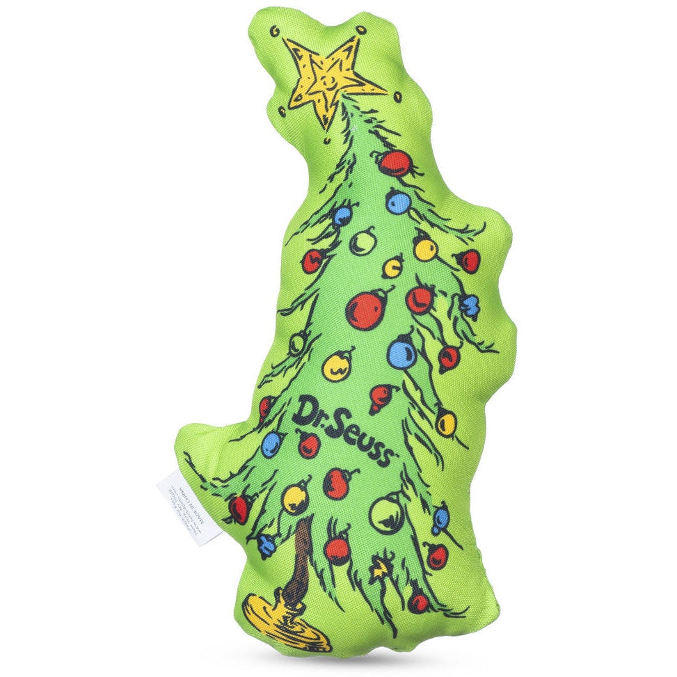 Dr. Suess's The Grinch 3 Piece Plush Dog Toys - Christmas Set for Dogs