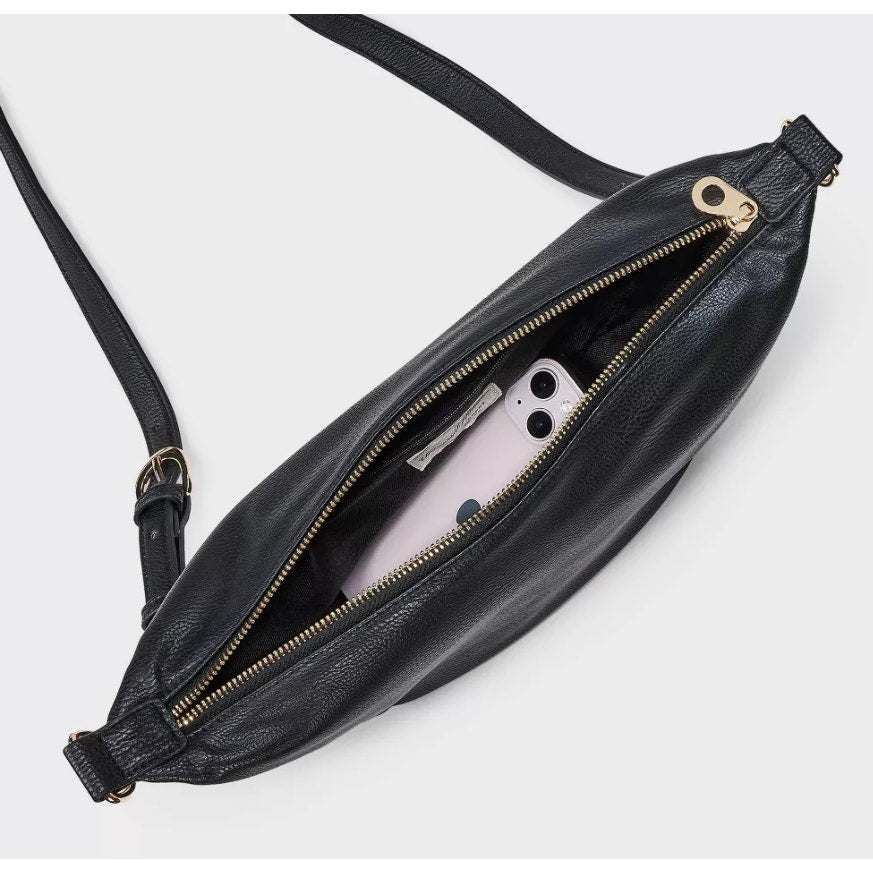 Essential Sling Crossbody Bag Black - Universal Thread