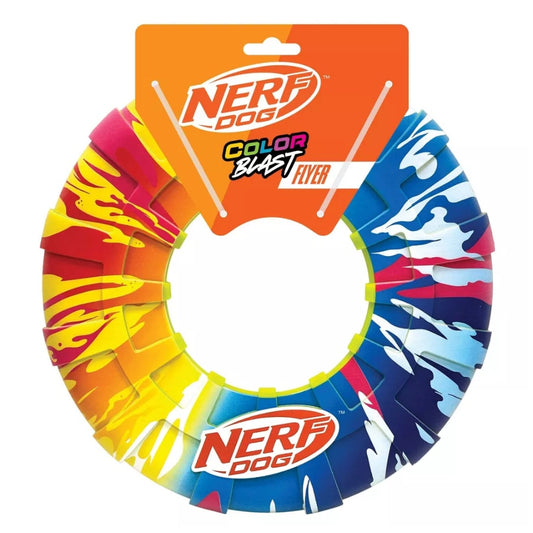 NERF TPR Color Blast Flyer and Tug Dog Toys