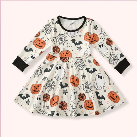 Pete + Lucy "Frightfully Fun" Girl's Dress - 6/6X
