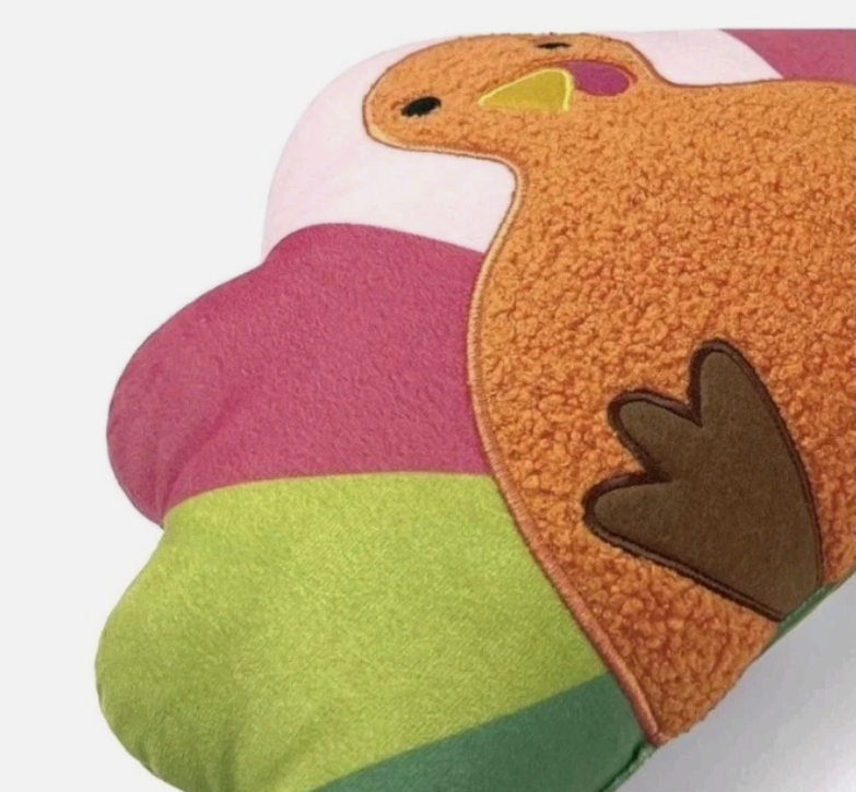 TURKEY Decorative Plush Pillow Bullseye Thanksgiving