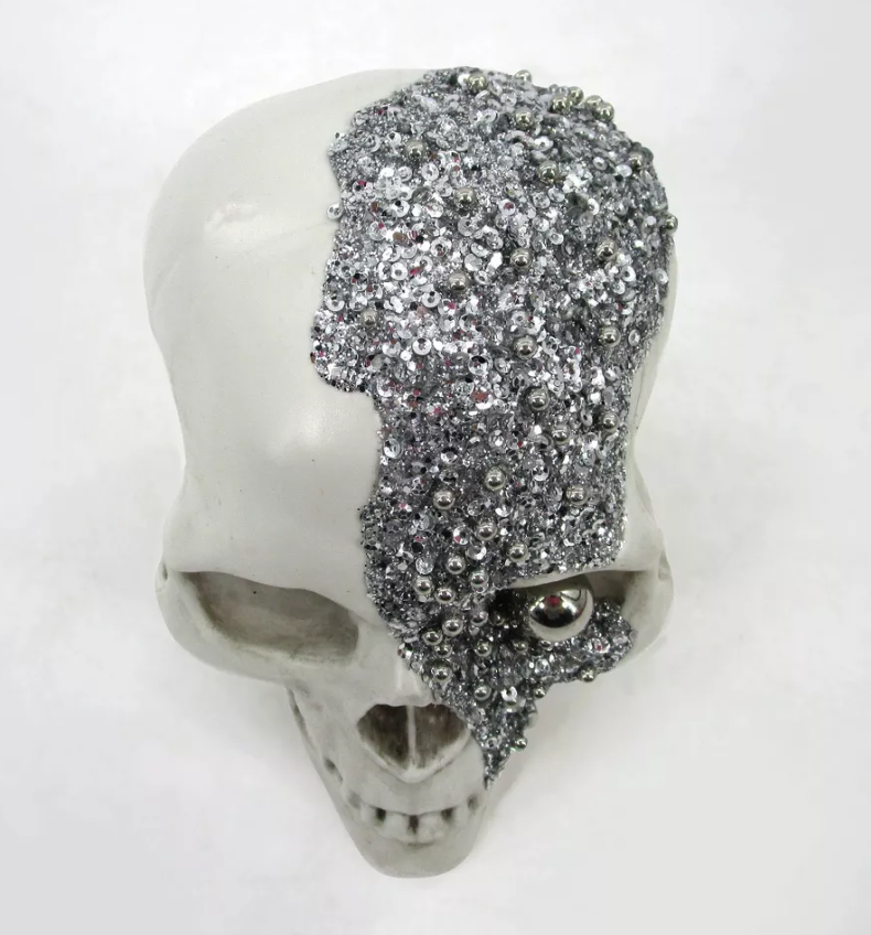 Halloween Skull Decorative Sculpture White - Bullseye's Playground™