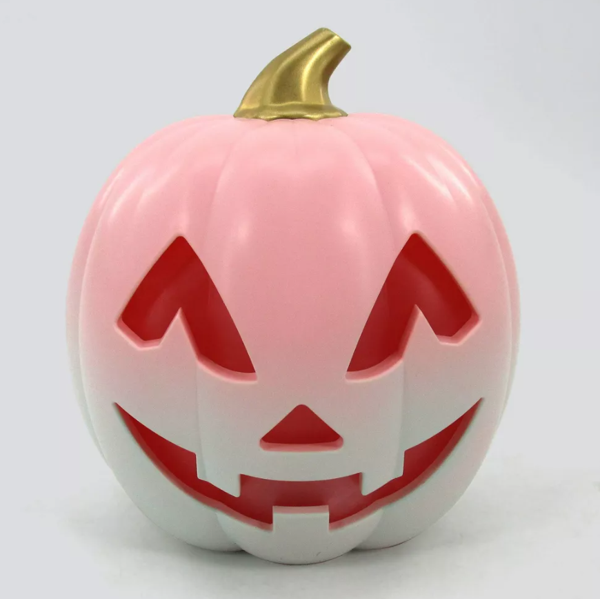 Halloween Jack-O-Lantern Pumpkin Figurines Color Changing LED  - Bullseye's Playground™