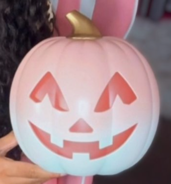 Halloween Jack-O-Lantern Pumpkin Figurines Color Changing LED  - Bullseye's Playground™