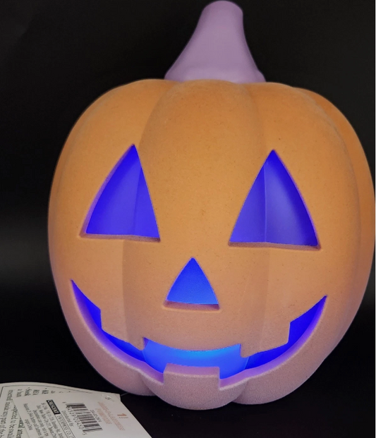 Halloween Jack-O-Lantern Pumpkin Figurines Color Changing LED  - Bullseye's Playground™