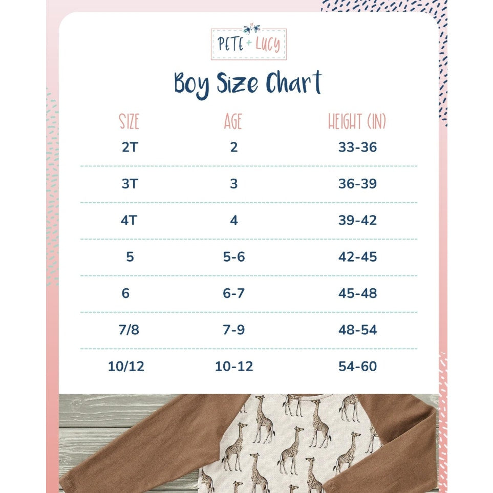 Pete + Lucy Boys Green Long Sleeve Shirt "Into the Woods" - Size 10/12