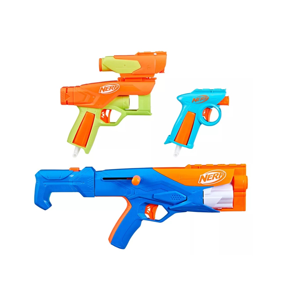 NERF N Series Gear Up Pack - 3 Blasters with 18 Darts