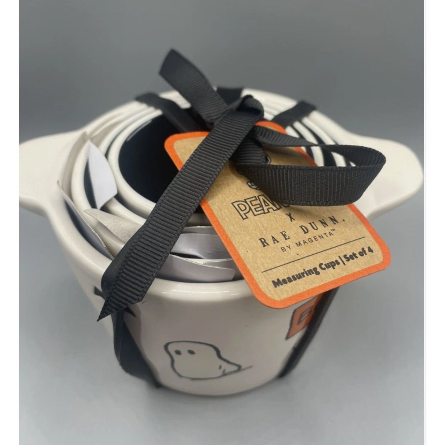 Rae Dunn Measuring Cups Halloween Decor Peanuts Snoopy - Set of 4