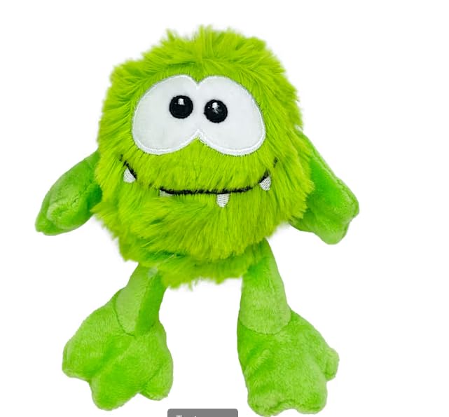 Multipet Minipet Plush Monster Dog Toy 5" - 1 Piece Assorted