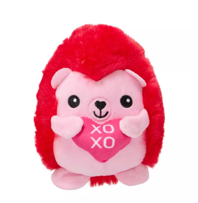 Joyhound Valentine's Day Hedgehog Plush Dog Toy