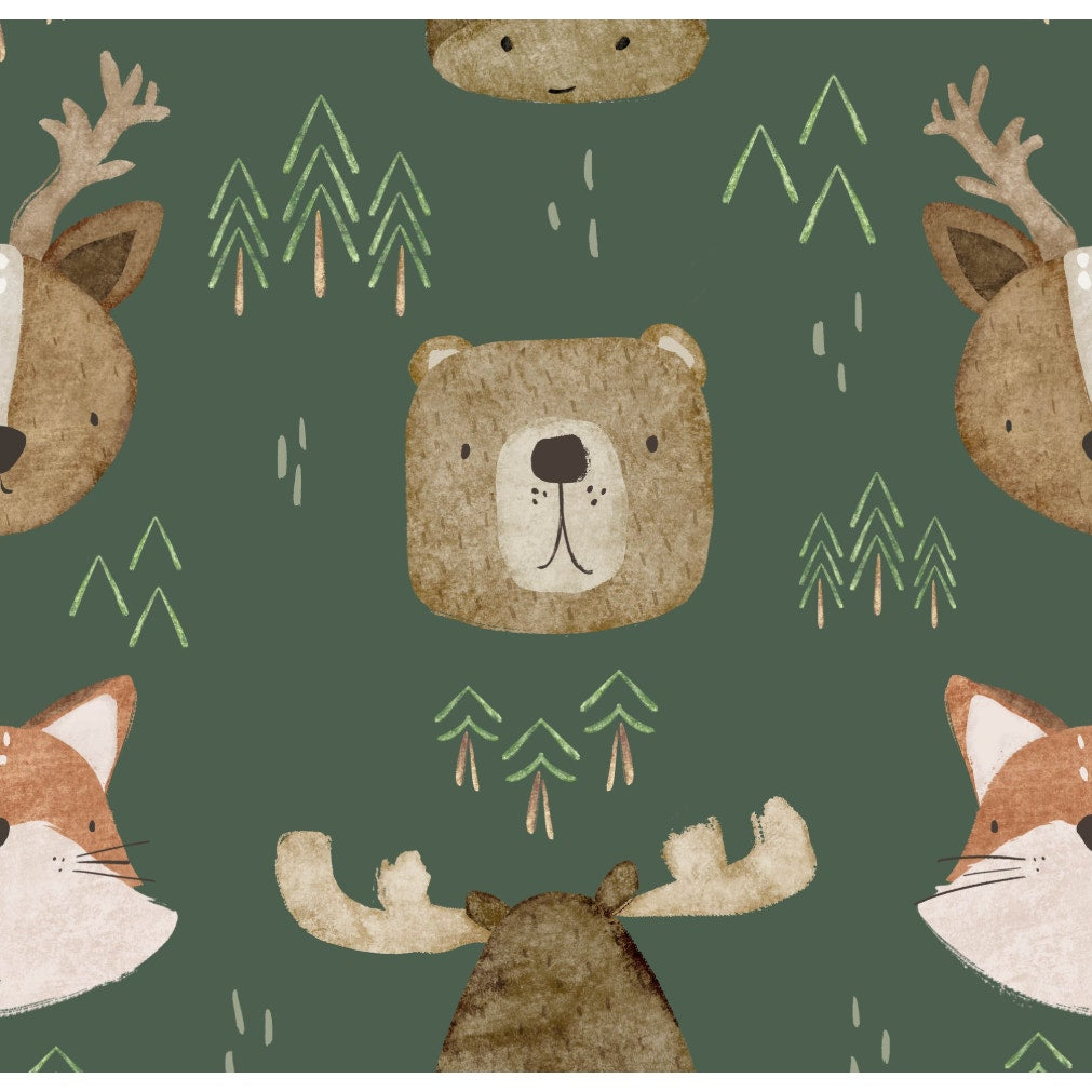 Pete + Lucy Boys Green Long Sleeve Shirt "Into the Woods" - Size 10/12