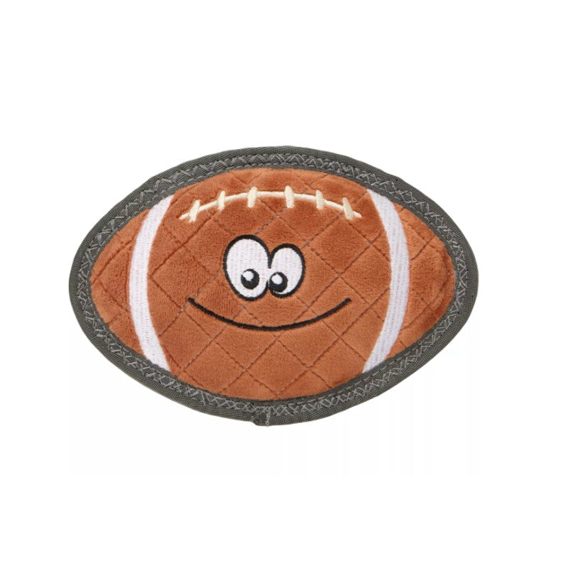 Joyhound Rip Roarin' Tough Plush Football Squeaker Dog Toy - Aggressive Chewers